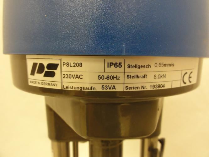 ERIKS 10070593; Control Valve W/Actuator; DN65; 230VAC; 53vA