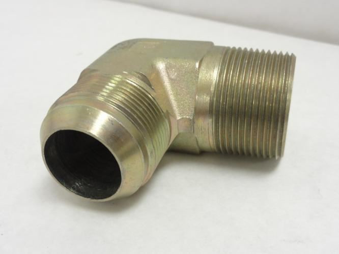 Parker 20 CTX; Hydraulic 90Deg Elbow; 1-1/4" NPT to 1-1/4" JIC