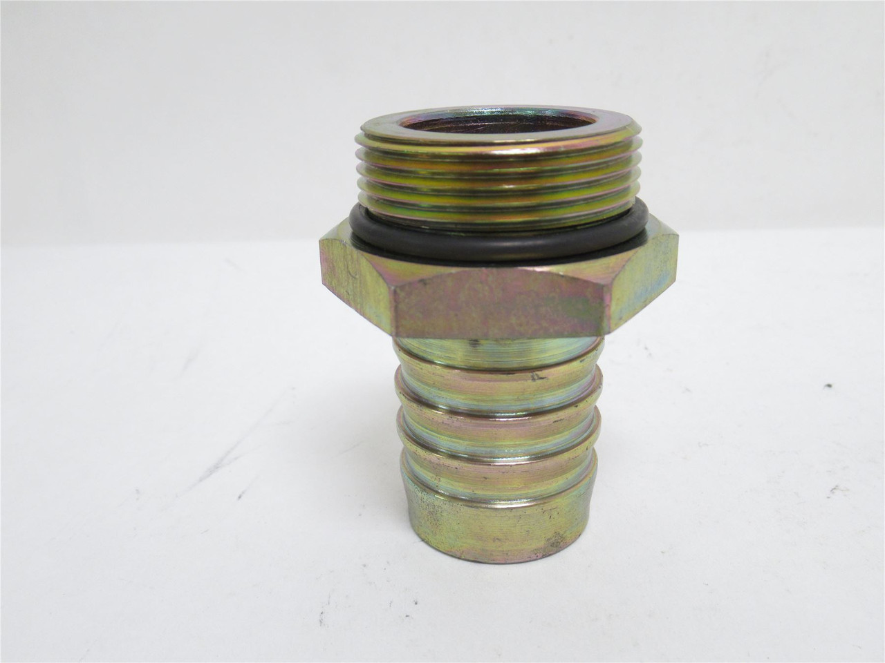 Parker 20MB-20; Hose Barb Connector; 1-1/4" Barb x 1-1/4 BOSS