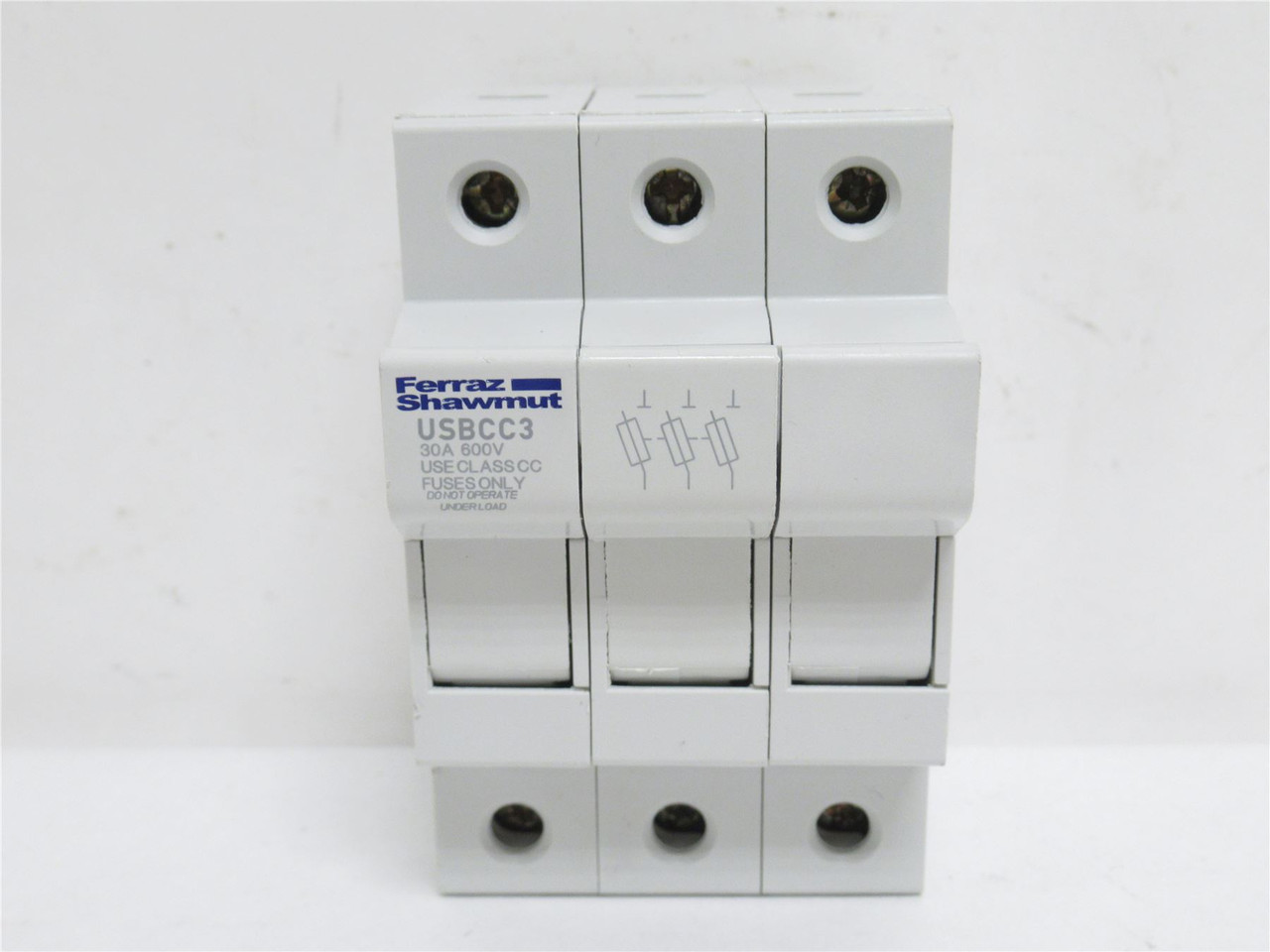 Ferraz-Shawmut USBCC3; Fuse Holder; 30A; 600VAC; 3-Pole