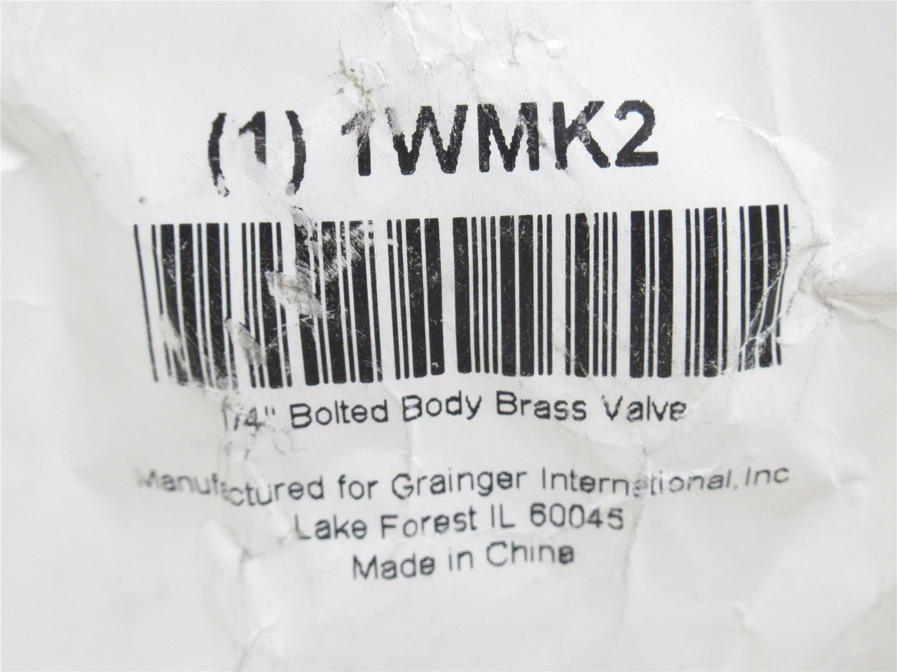 Industry-Std 1WMK2; Brass Inline Ball Valve 1/4NPT; 600CWP