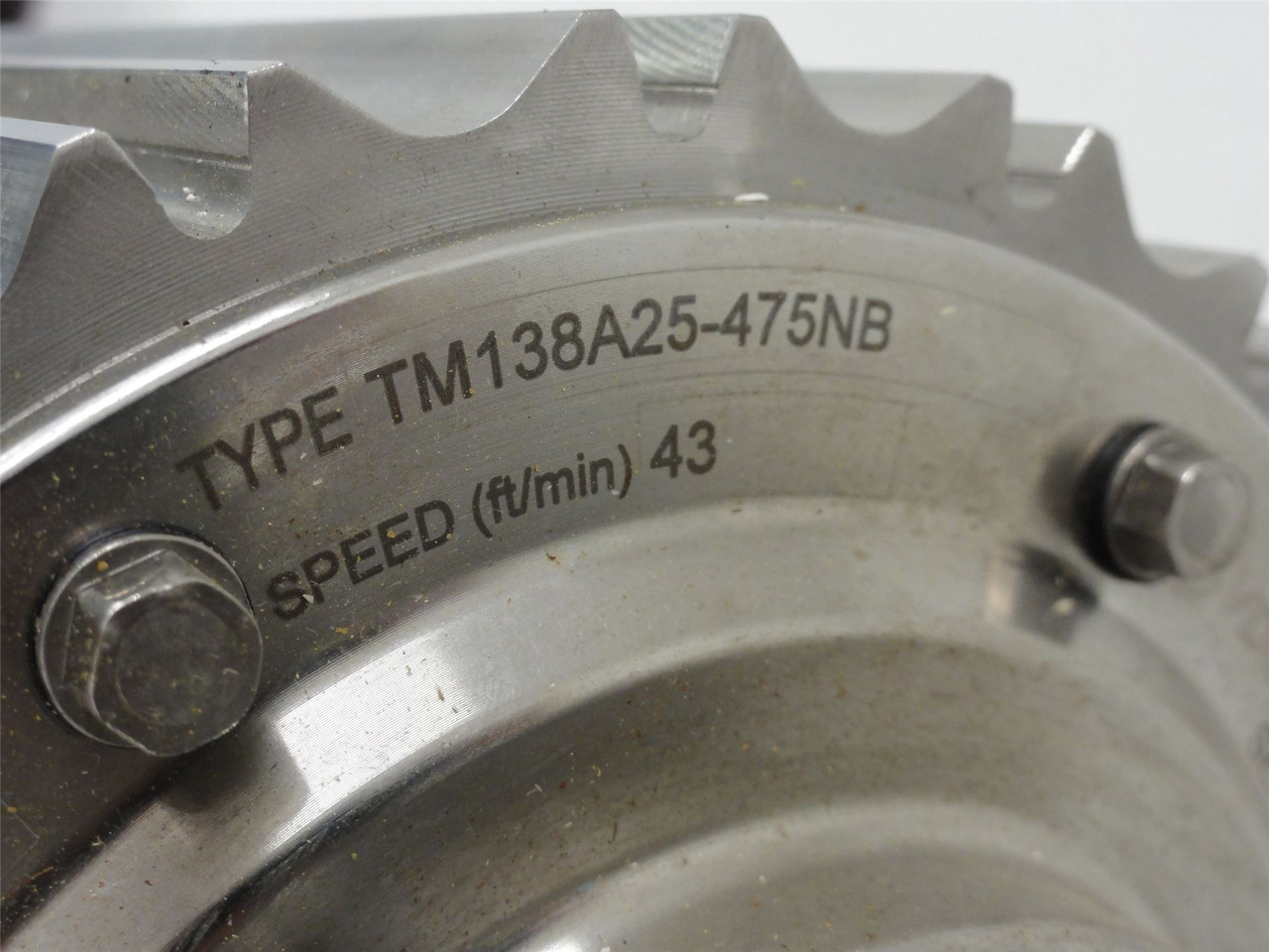 Van Der Graaf TM138A25-475NB; Drum Motor 43ft/min 11.25" Width
