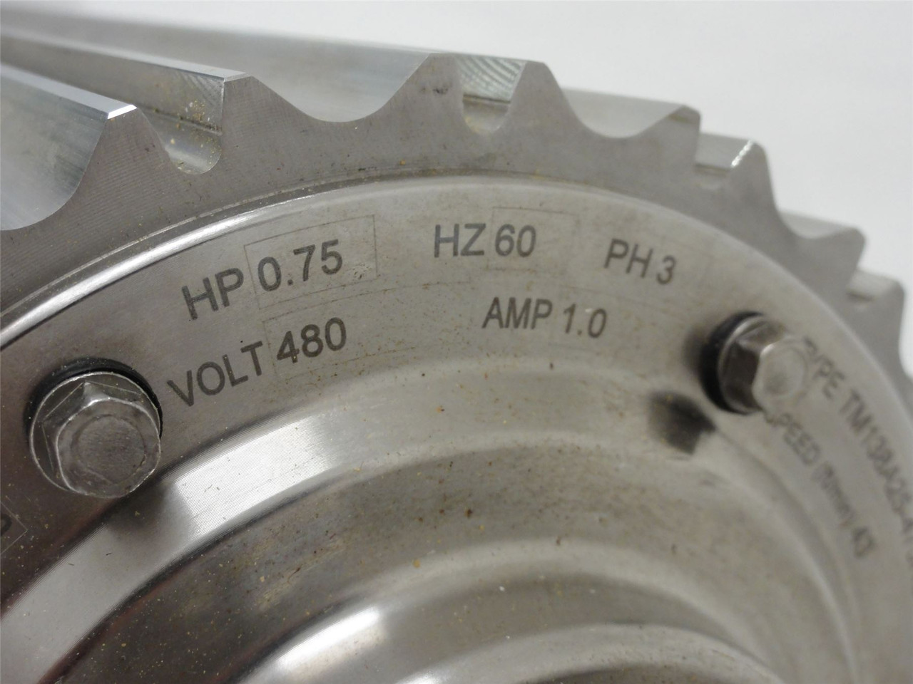 Van Der Graaf TM138A25-475NB; Drum Motor 43ft/min 11.25" Width