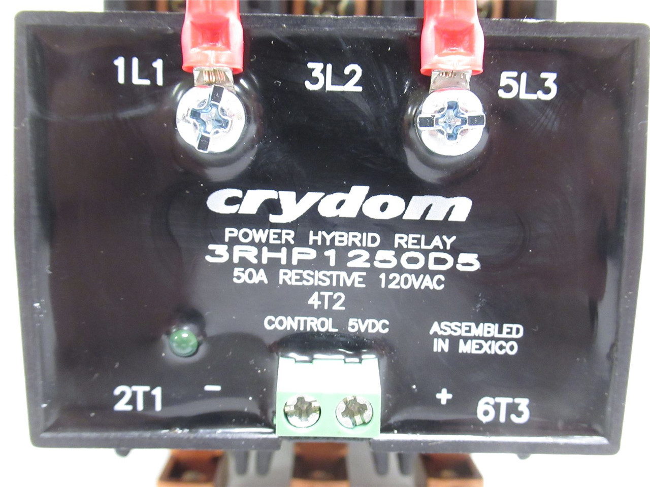 Crydom 3RHP1250D5; Hybrid Relay; 50A; Coil: 120VAC; 3Ph; 3PST