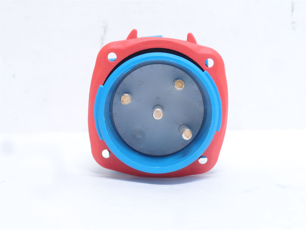 Meltric 33-38043-4X; Receptacle Inlet; 30A; 480V; 3P+G
