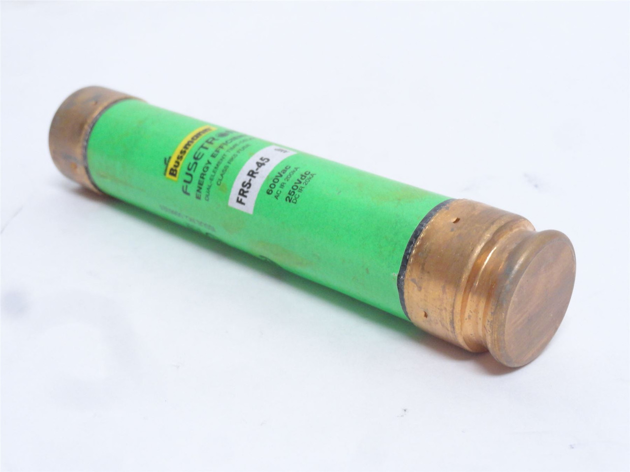Bussmann FRS-R-45; Dual Element Time Delay Fuse 45A; 600VAC