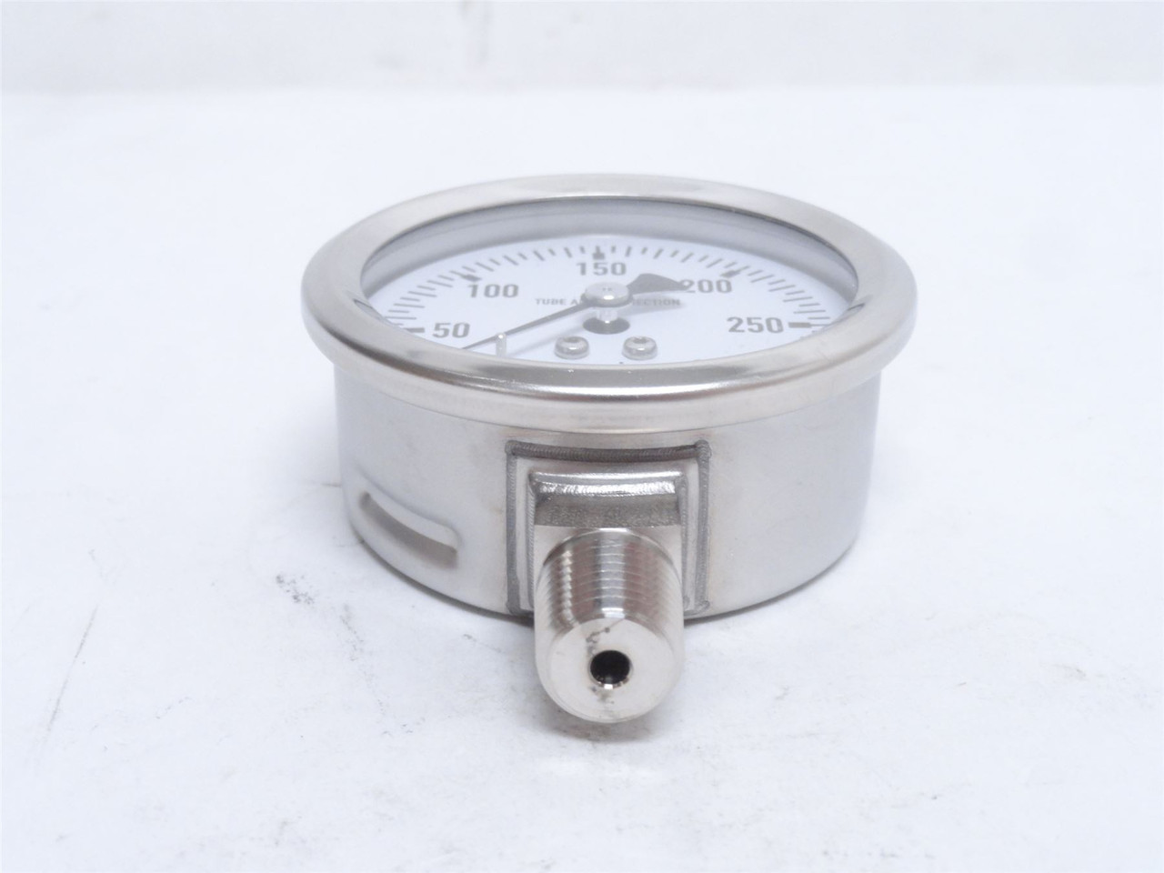 Wika 9768670; Dry Pressure Gauge; 0-300PSI; SS-316; Case/Stem