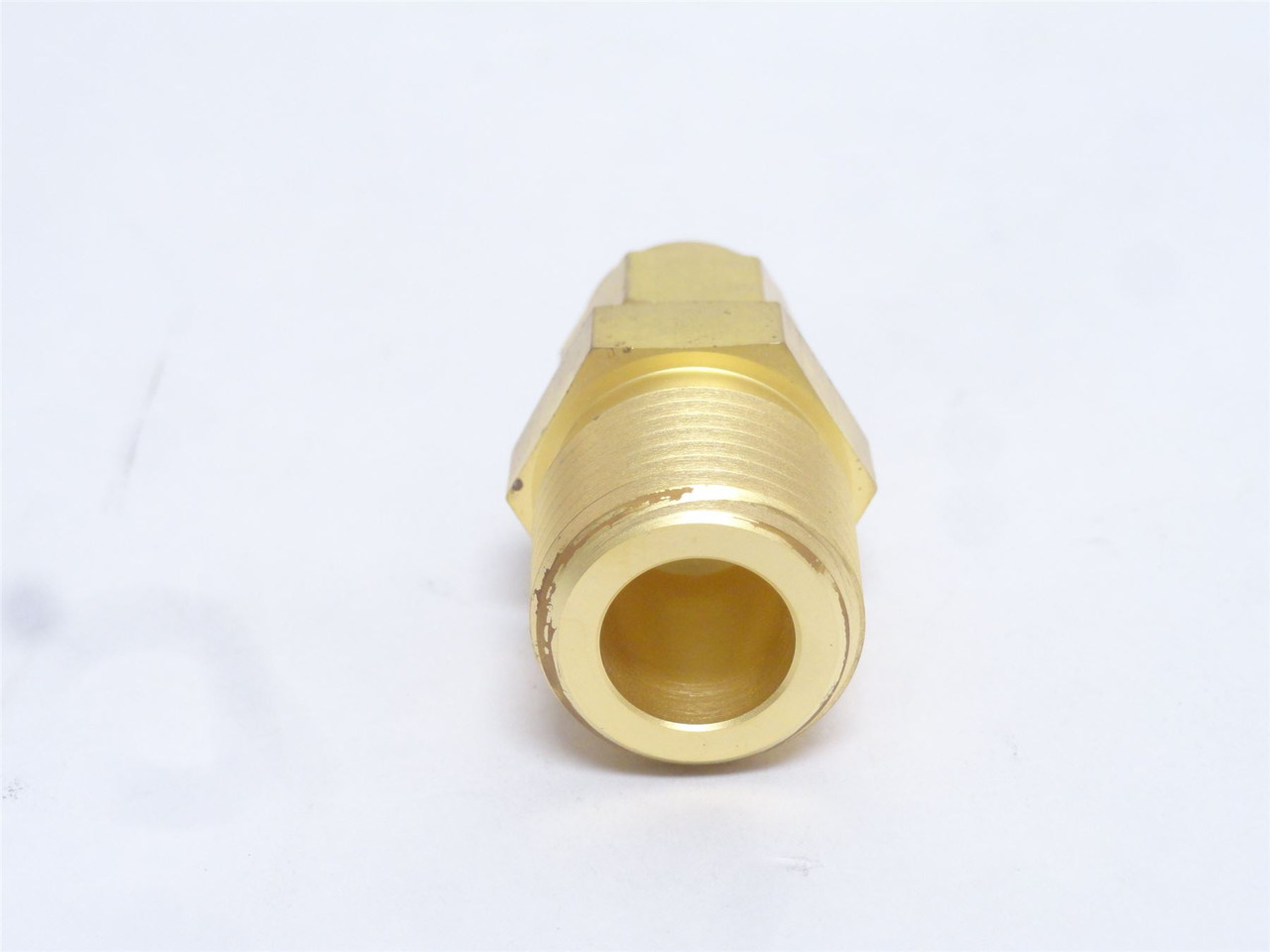 Swagelok B-600-1-8; Brass Tube Adaptor; 3/8" Tube x 1/2NPT