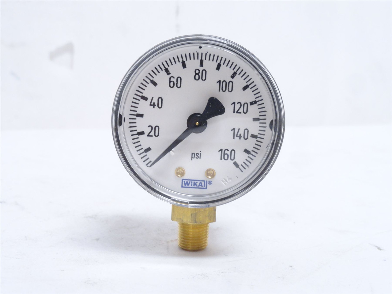 Wika 8990145; Dry Pressure Gauge; 0-160PSI; 2.5" Dial