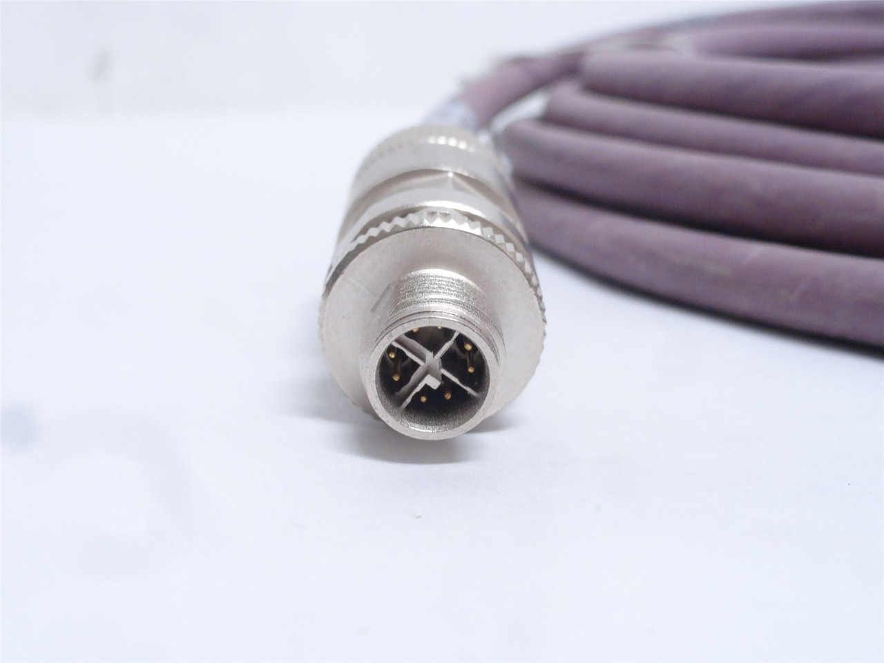 MFG- 321834-C6A-30; Ethernet Cable; M To FX Coded; M12; 30' L