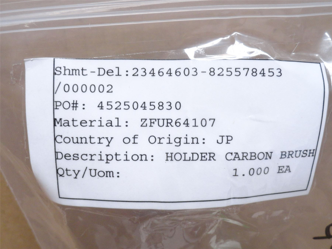Cryovac FUR64107; Carbon Brush Holder Module