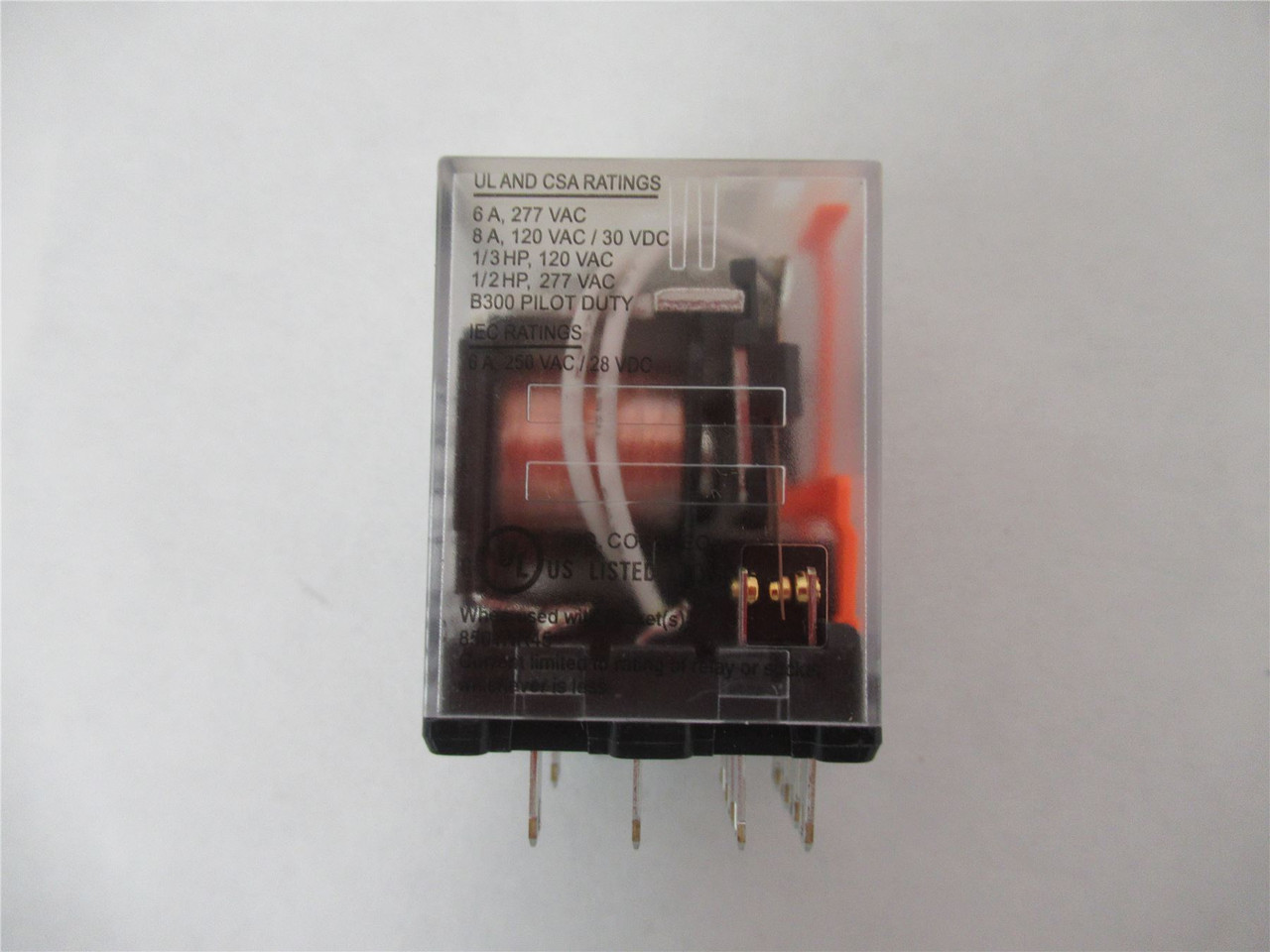 Square D 8501RSD14V53; Relay; Contacts 4PDT-6A; Coil 24VDC