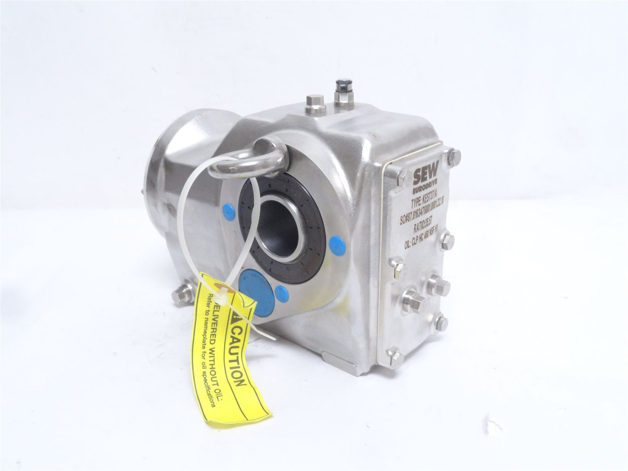 SEW KEST37/A; Gearbox; SS; 35.57:1 Ratio; 1-3/8"ID Output