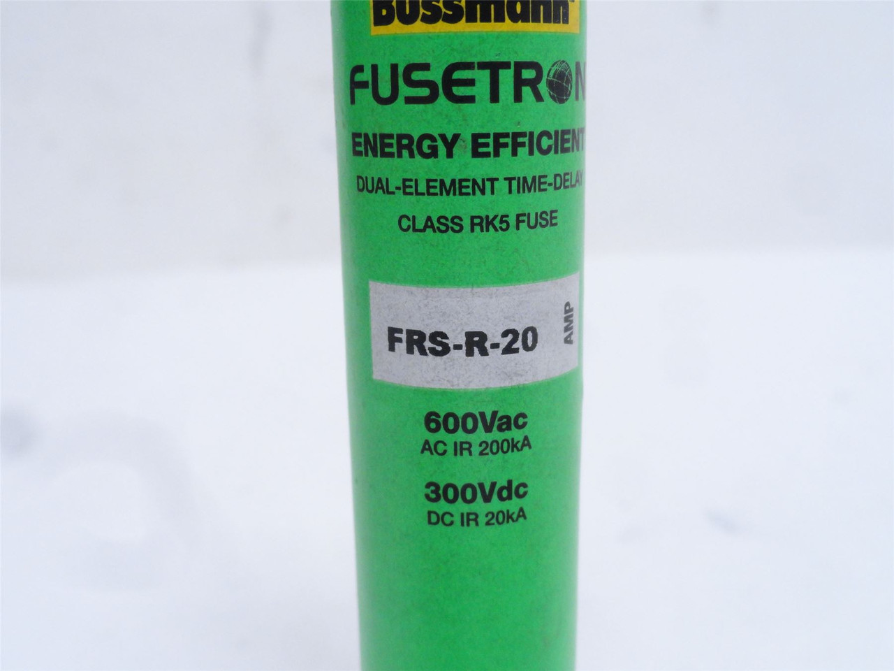 Bussmann FRS-R-20; Time Delay Fuse; 20A; 600VAC/300VDC
