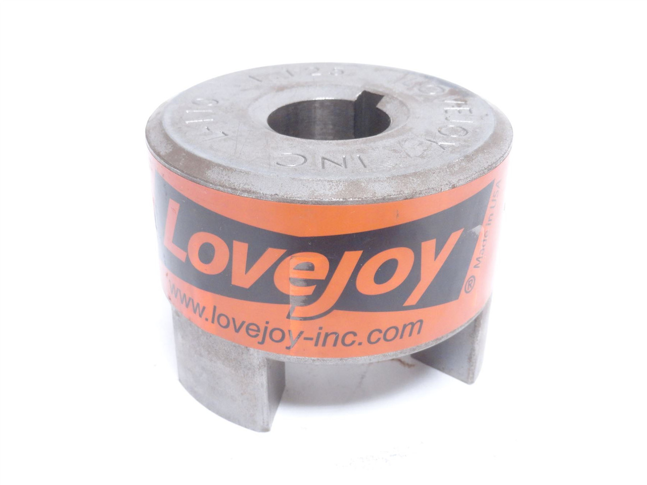 Lovejoy L110x1-1/8; Jaw Coupling Hub; 1-1/8"ID x 3.32"OD
