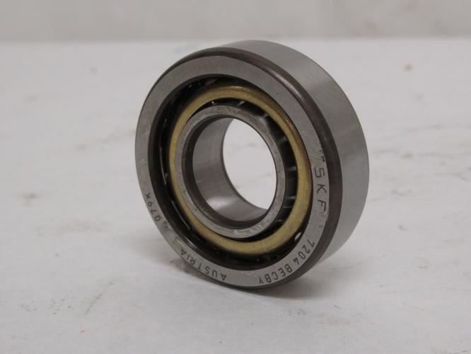 SKF 7204-BECBY; Angular Contact Bearing 20mmID x 47mmOD
