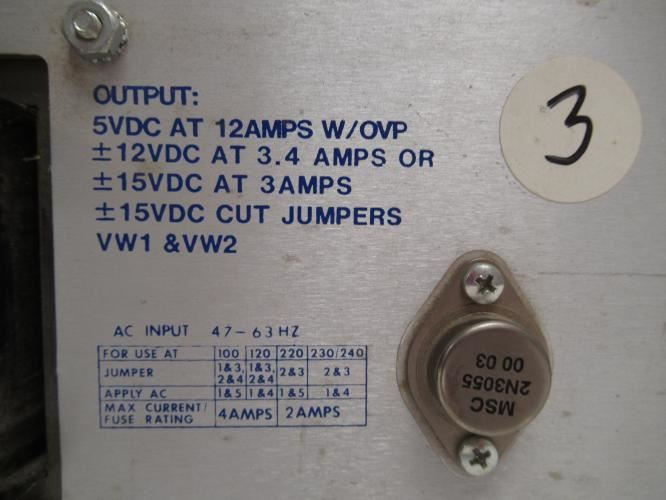 IP IHDCC-150W; Linear Power Supply; 47-63VAC In; 5VDC@12A Out