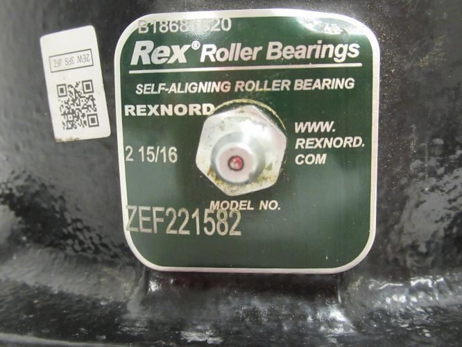 Link-Belt ZEF221582; Flange-Mount Roller Bearing; 2-15/16" ID