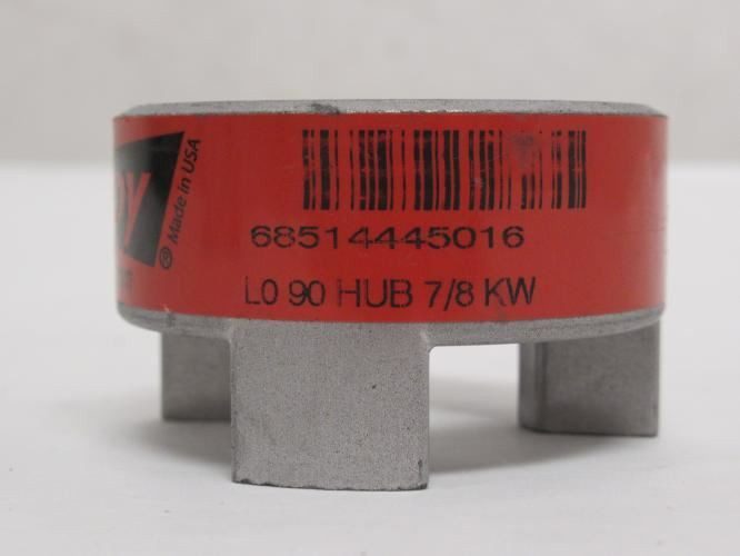Lovejoy L-090X7/8; Straight Jaw Coupler Hub 7/8"ID 68514445016