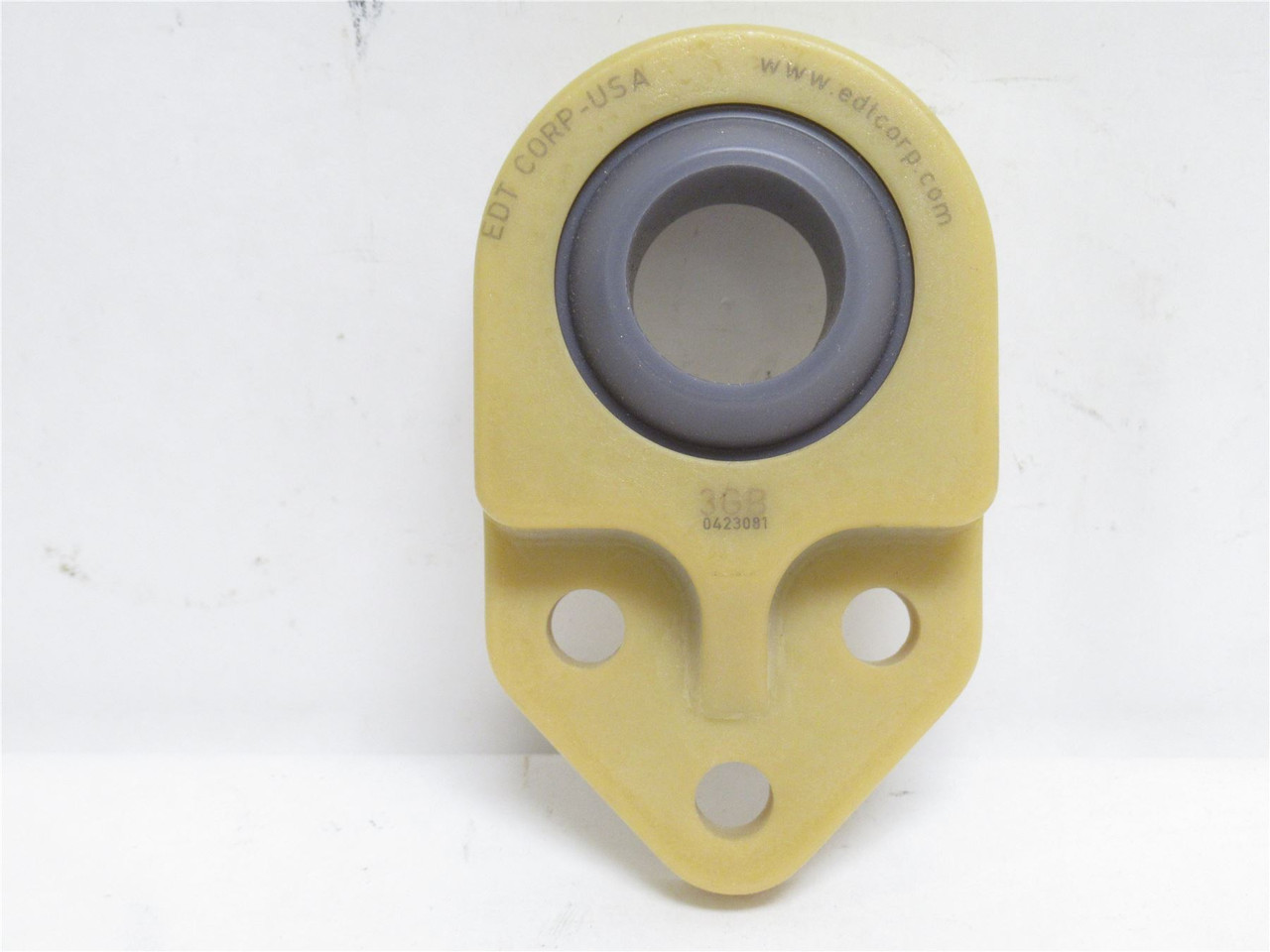 EDT NA3GB7-3/4-LC; Poly Flange Bearing; 3/4"ID; 3-Bolt Mount