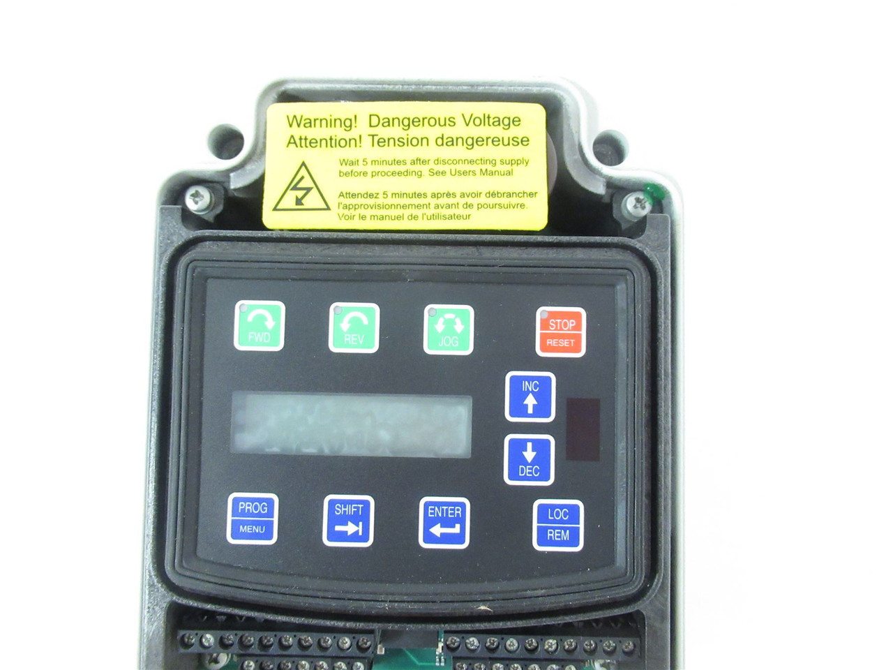 Danfoss Vacon X4C20030; AC Drive 3 Phase 9.6A 3HP Missing Cover