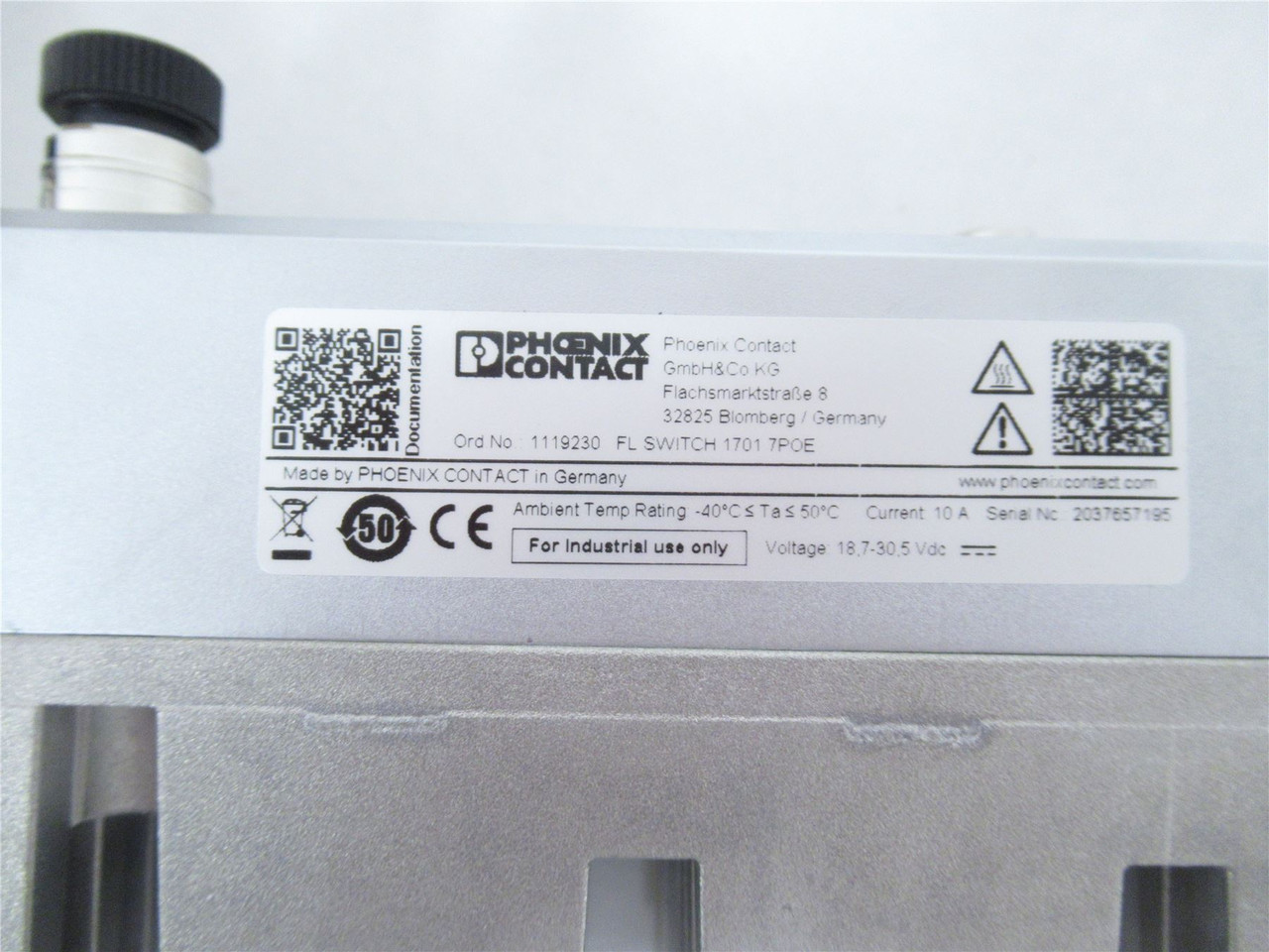 Phoenix Contact 1701 7POE; Industrial Ethernet Switch