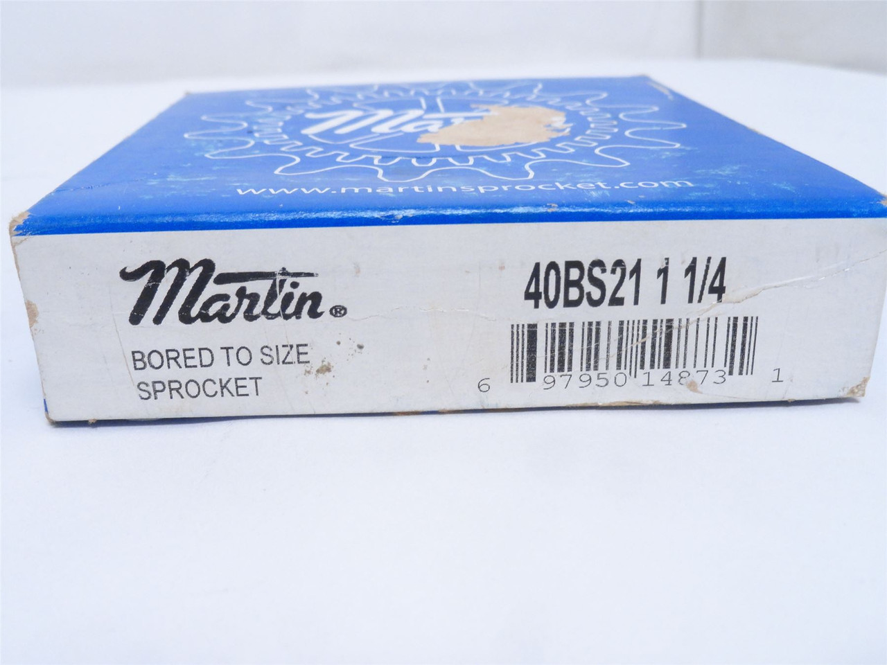 Martin 40BS21-1-1/4; Sprocket #40; 21-Teeth; 1-1/4"ID