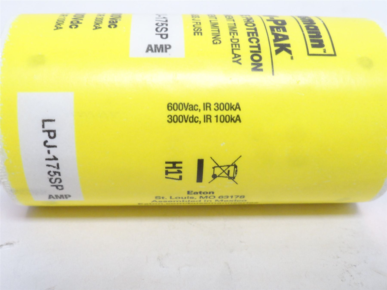 Bussmann LPJ-175SP; Dual Element Time Delay Fuse 175A; 600VAC