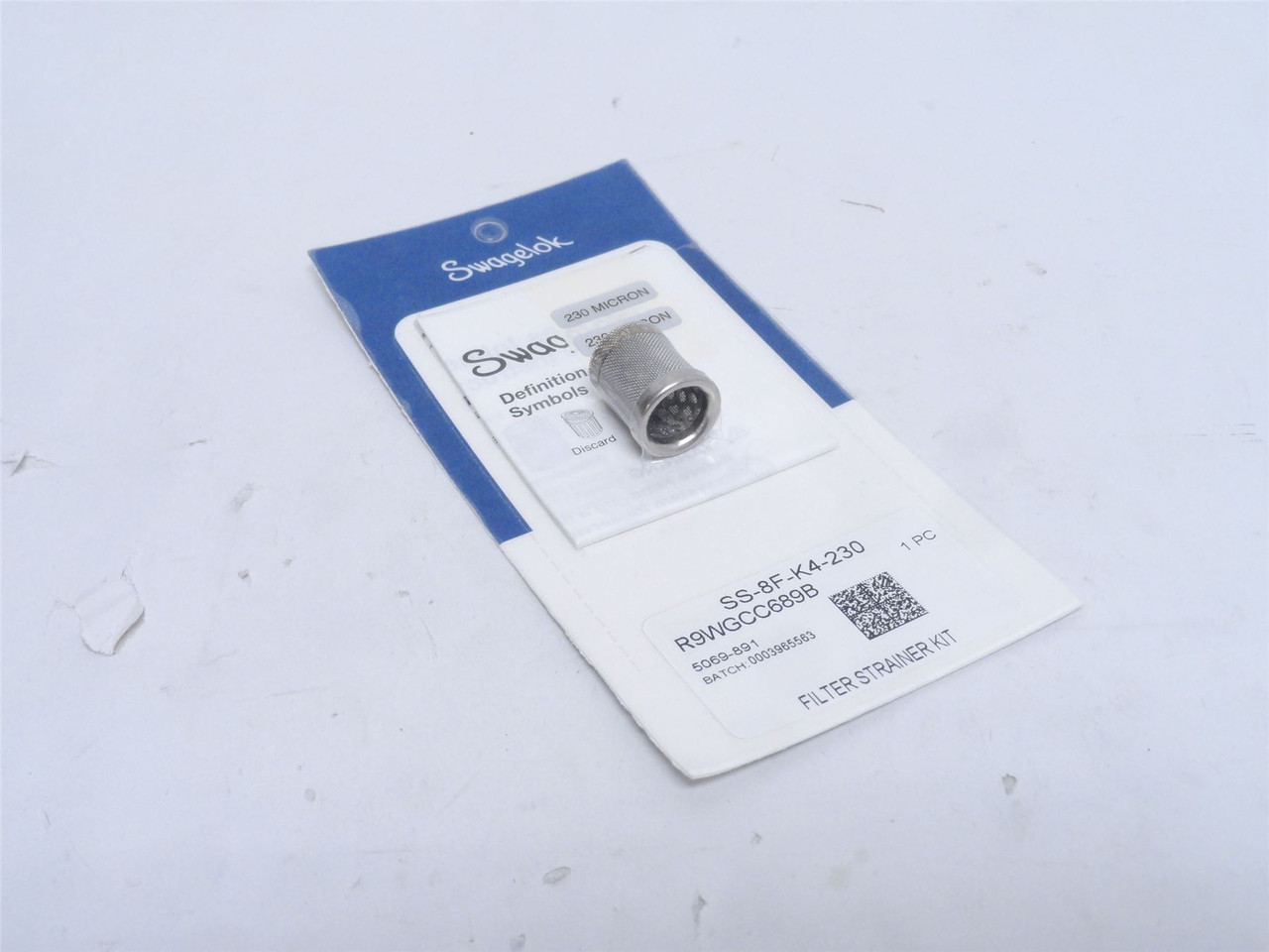 Swagelok SS-8F-K4-230; Strainer Element Kit; 230 Micron