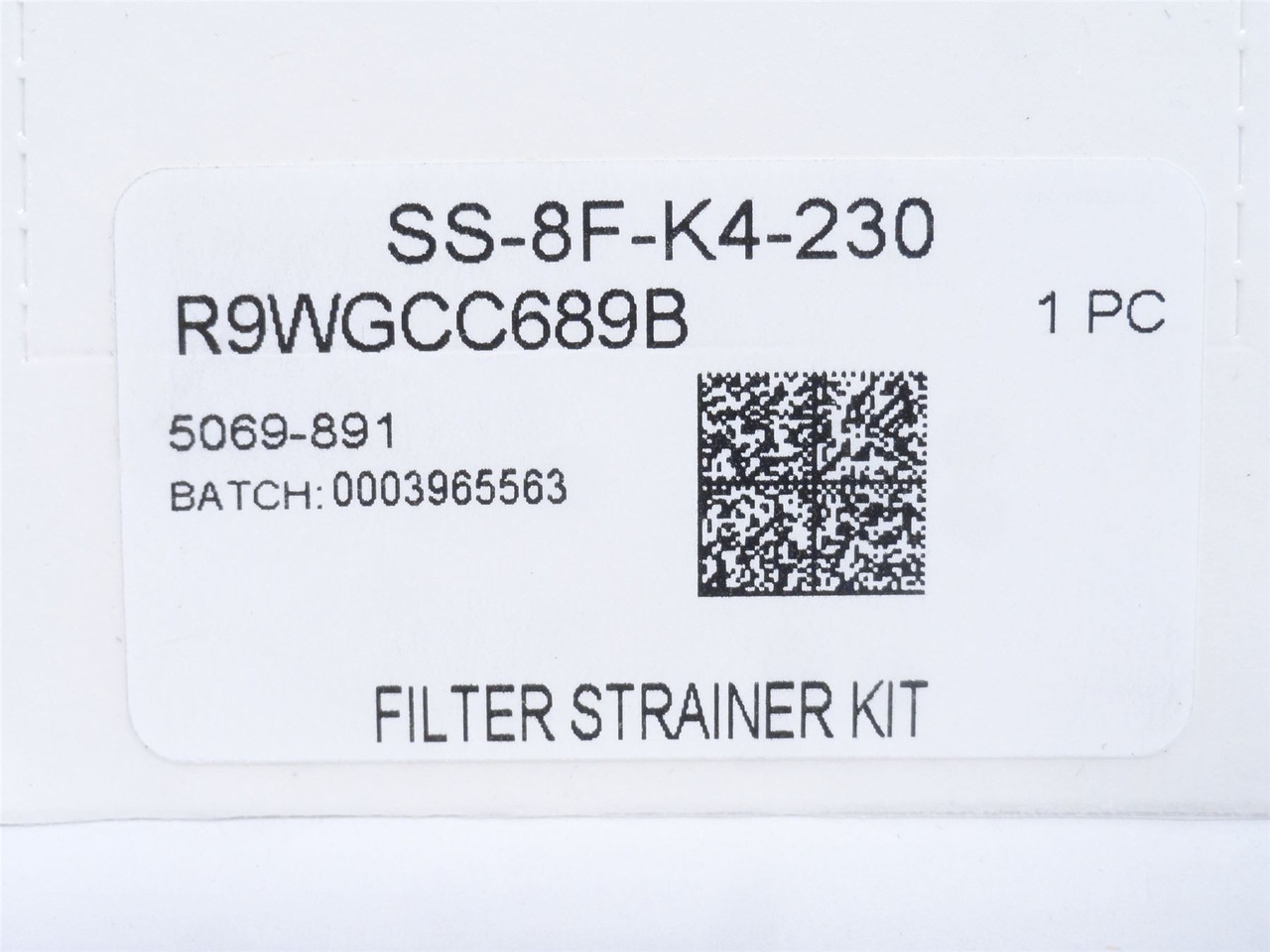 Swagelok SS-8F-K4-230; Strainer Element Kit; 230 Micron
