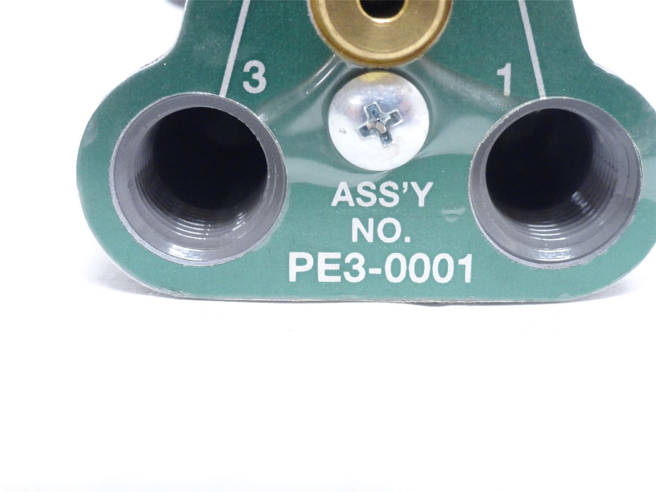 Numatrol PE3-0001; Push-Button Valve; 3-Way; 2-Position