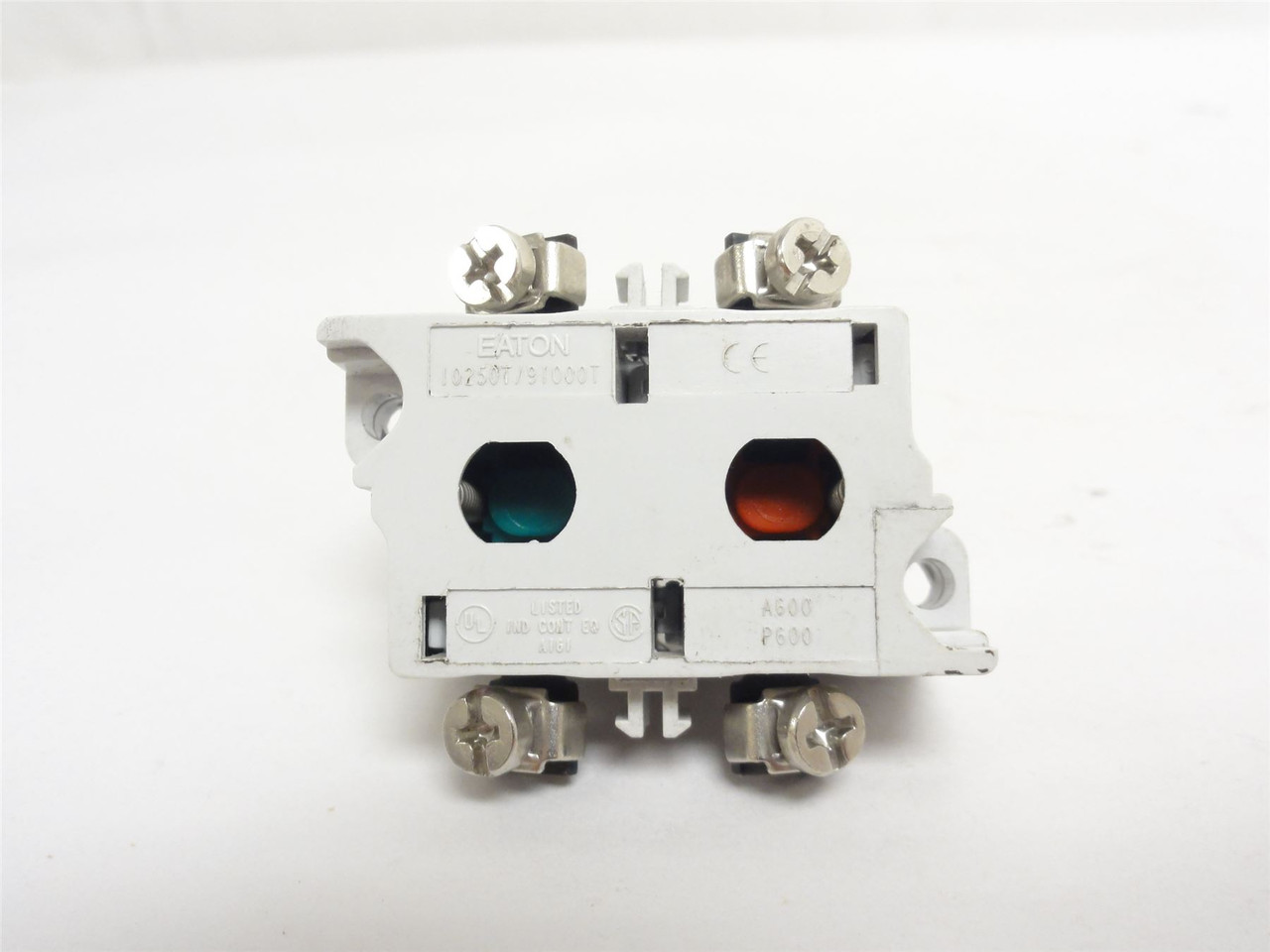 Eaton 10250T1; Pushbutton Contact Block 1-NO/1-NC; 690VAC