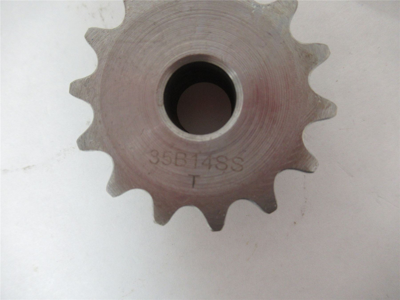 US Tsubaki 35B14SS; Sprocket #35Chain 1/2" ID 14Teeth SS