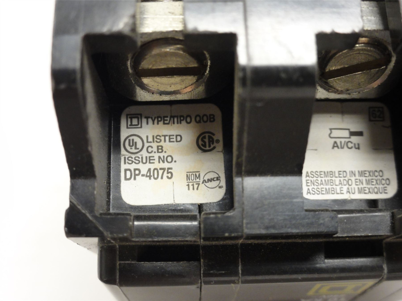 Square D QOB350; Bolt-On Circuit Breaker; 50A; 3P; 120/240VAC