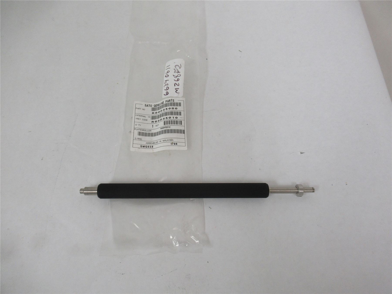 Sato R00045000; Platen Roller (W/Collar)