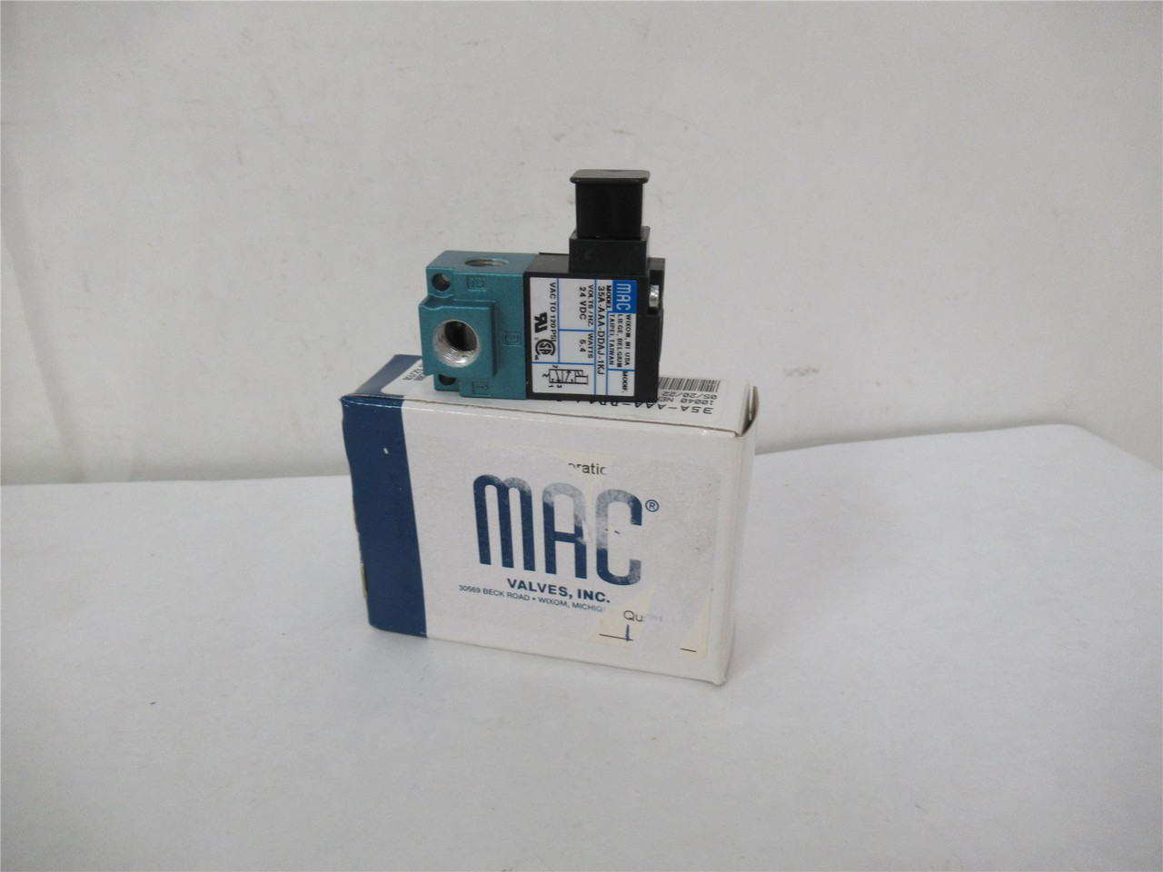 MAC 35A-AAA-DDAJ-1KJ; Solenoid Valve 24VDC