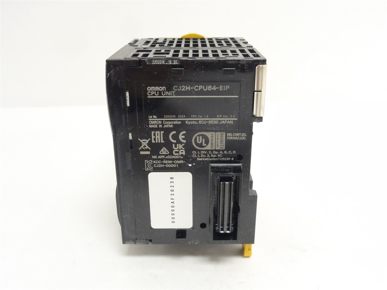 Omron CJ2H-CPU64-EIP; PLC Module 0.7 AMP 5 VDC  2560 I/O MAX