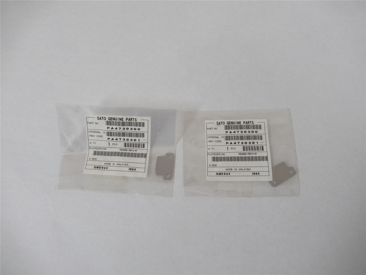 Sato PA4730300; Lot-2 Plate Spring