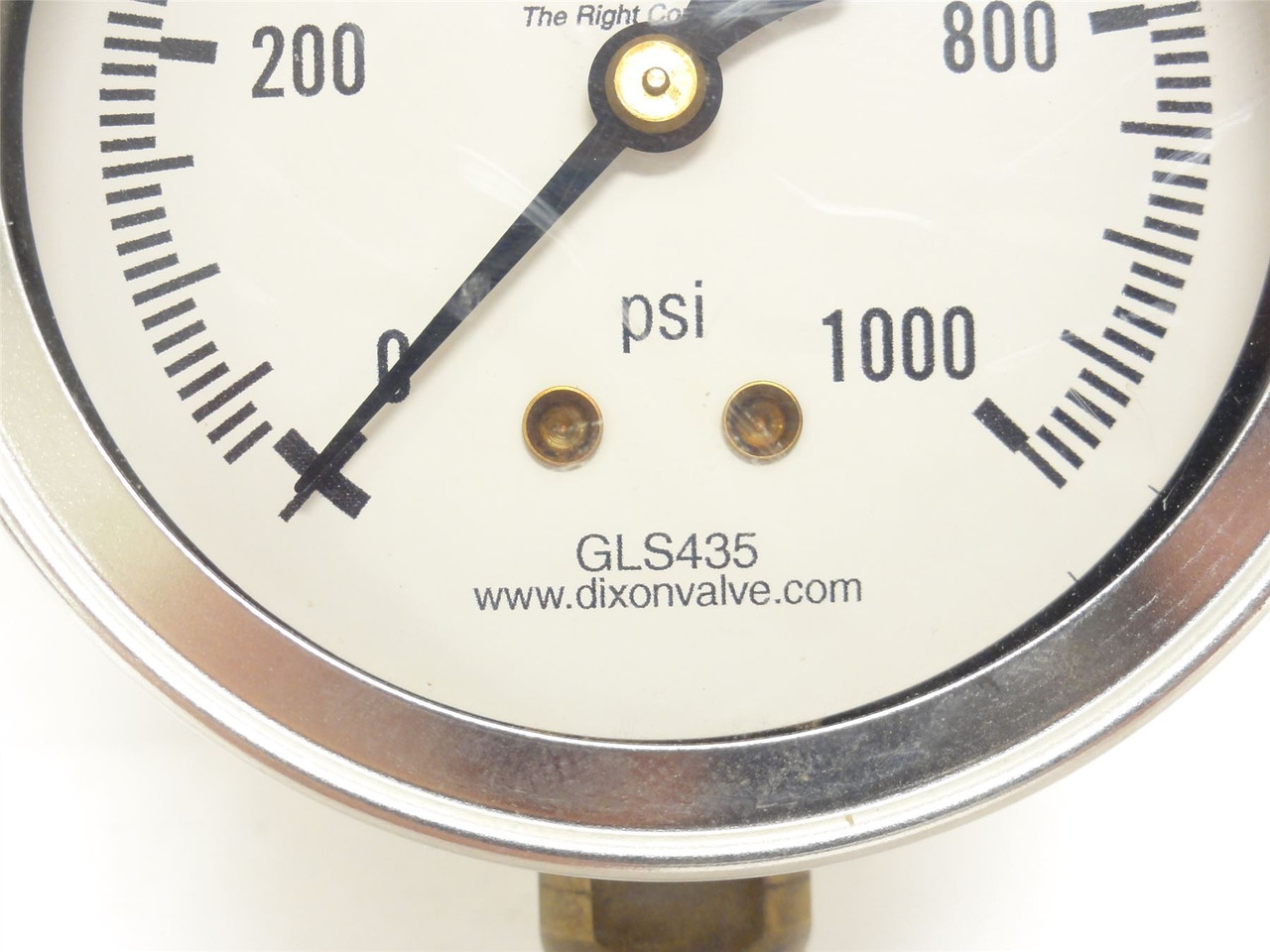 Dixon GLS435; Liquid Filled Pressure Gauge; SS Case; 0-1000PSI