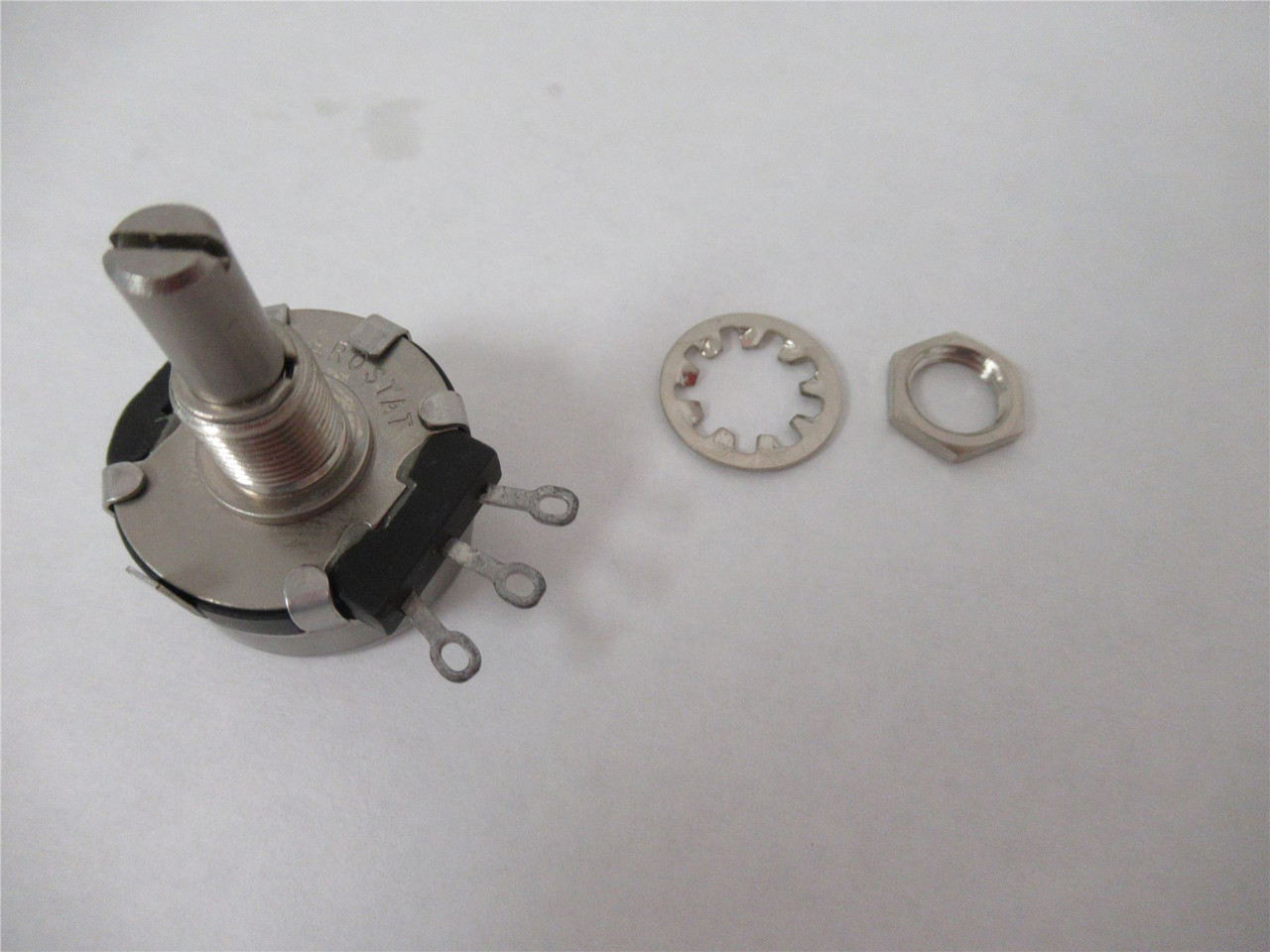 Clarostat RV4NAYSD254A; Potentiometer 2Watt 1/4" Shaft 7/8" L