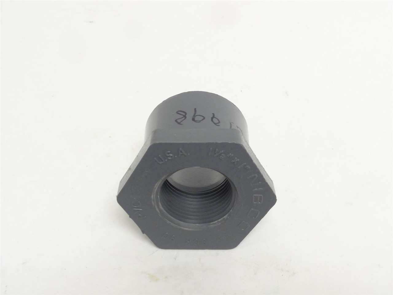 Nibco 838-211; Hex Reducer; 1-1/2" Spigot x 1NPT; Sch: 80