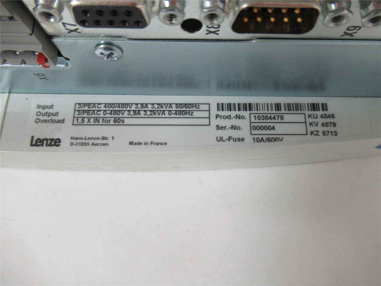 Lenze EVS9323-EK; Servo Controller 9300 SERIES 400/480 VAC