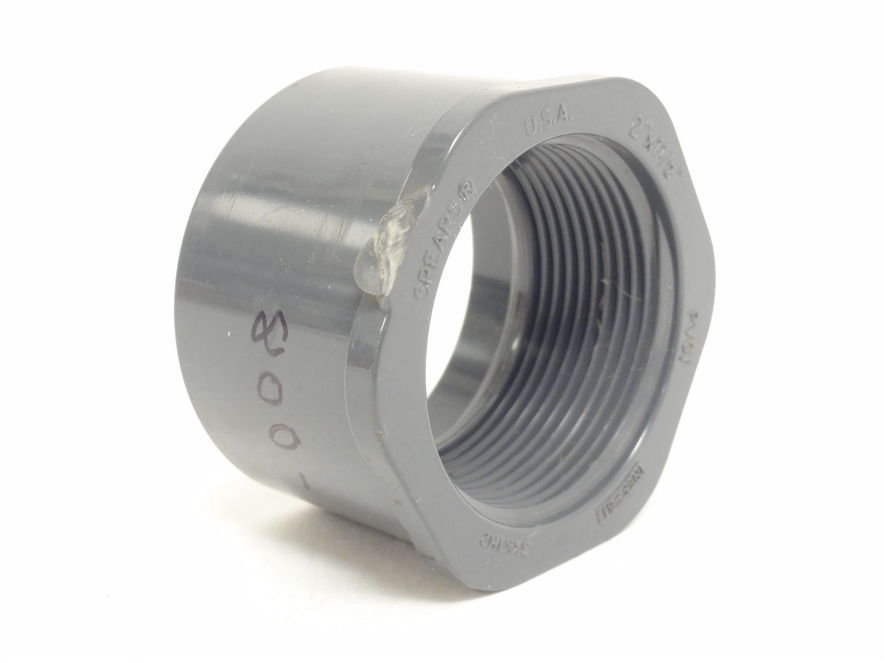 Spears 838-251; Hex Reducer; 2" Spigot x 1-1/2NPT; Sch: 80
