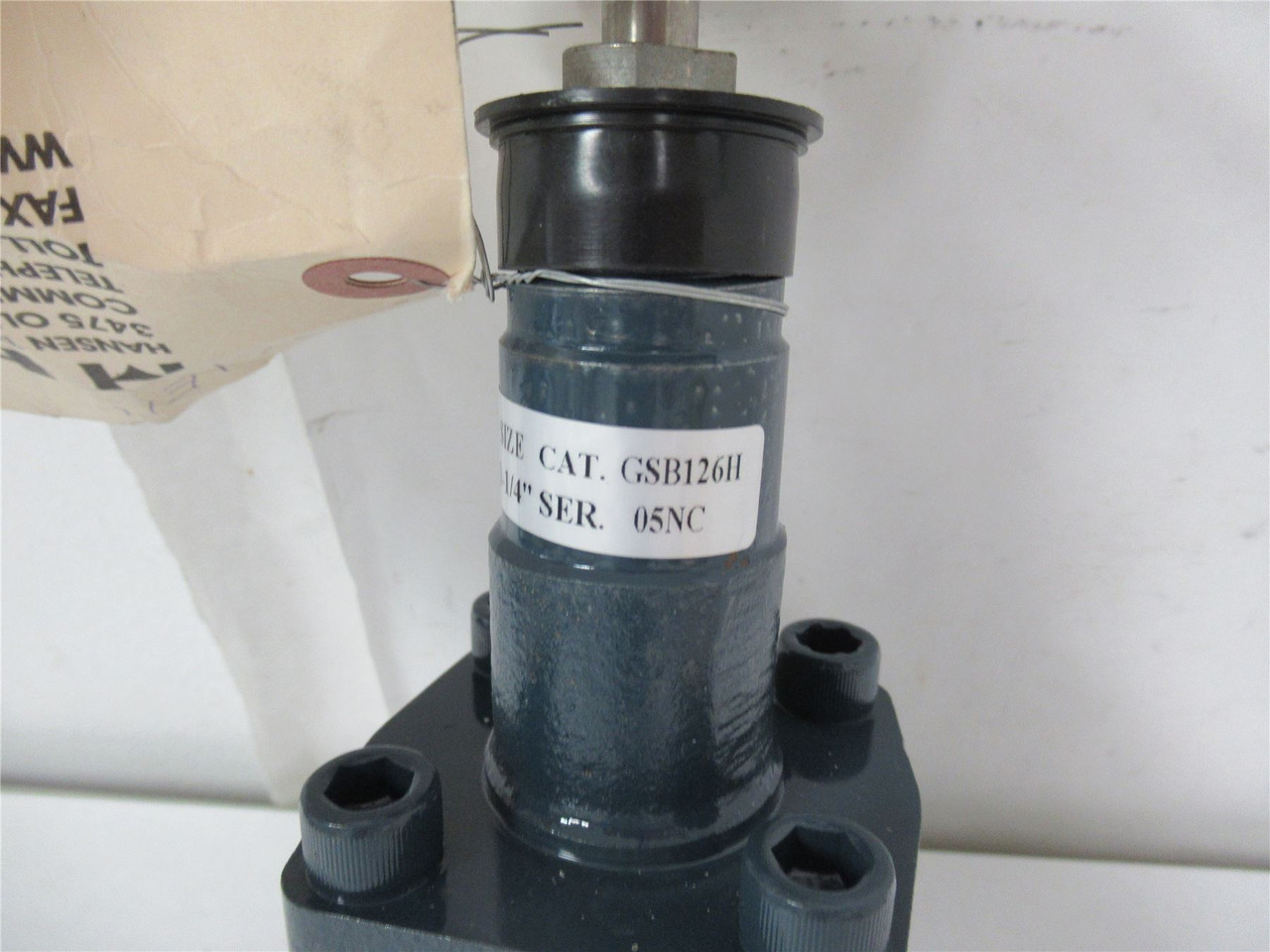 Hansen GSB126H; Shut-off Valve 1 1/4"NPT  Globe T-Style