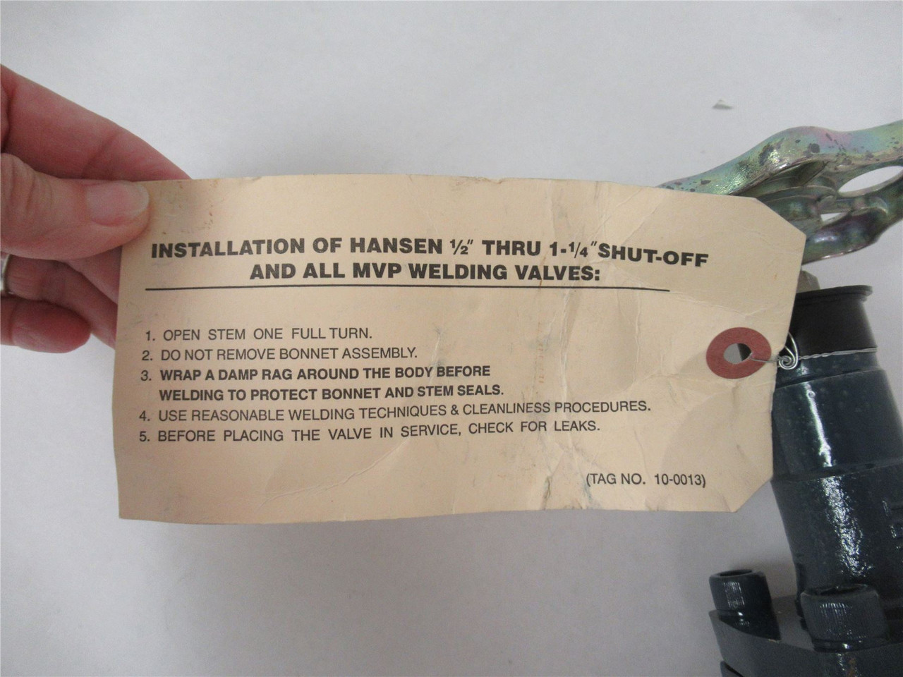 Hansen GSB126H; Shut-off Valve 1 1/4"NPT  Globe T-Style