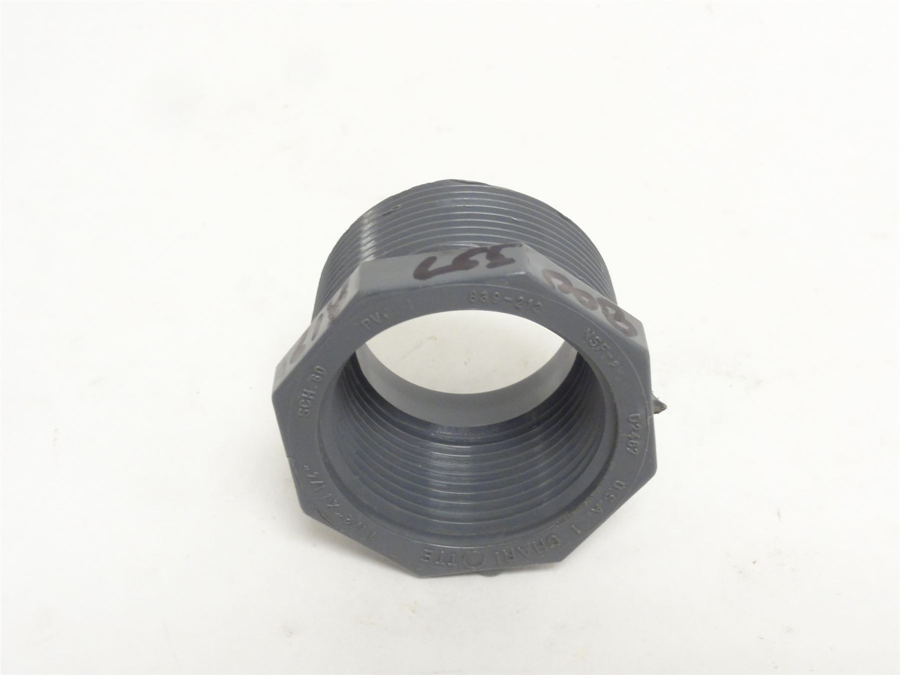 Charlotte 839-212; Hex Reducer; 1-1/2 x 1-1/4NPT; Sch: 80