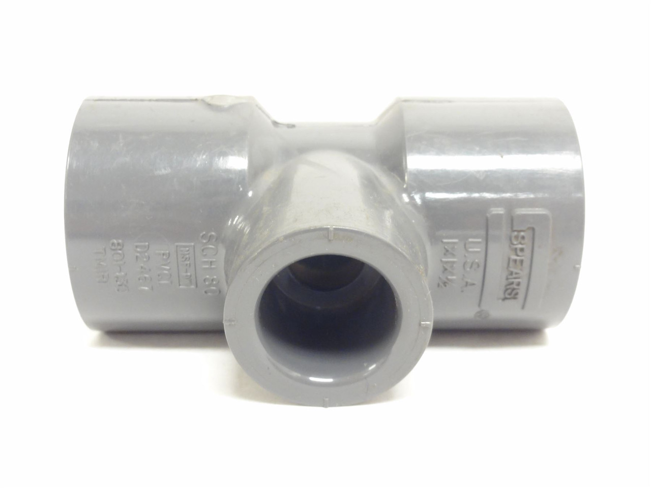Spears 801-130; Lot-2 Tee Pipe Fittings 1" x1" x 1/2" Slip