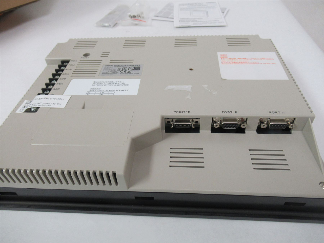 Omron NT631C-ST153B-EV3; Touch Screen 10.4" (programmed)