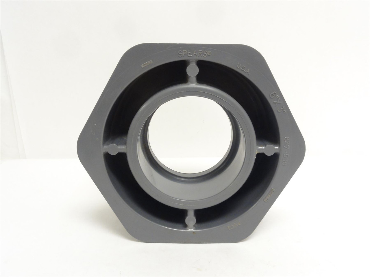 Spears 837-530; Reducing Spigot; 6" x 3" SPG x S; Sch: 80