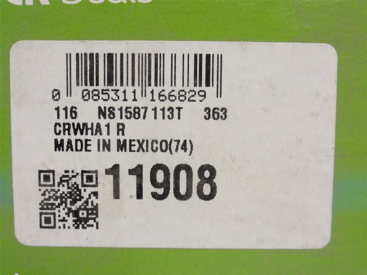 SKF 11908; Oil Seal 1.88"ID x 2.12"OD x 0.313" Wide